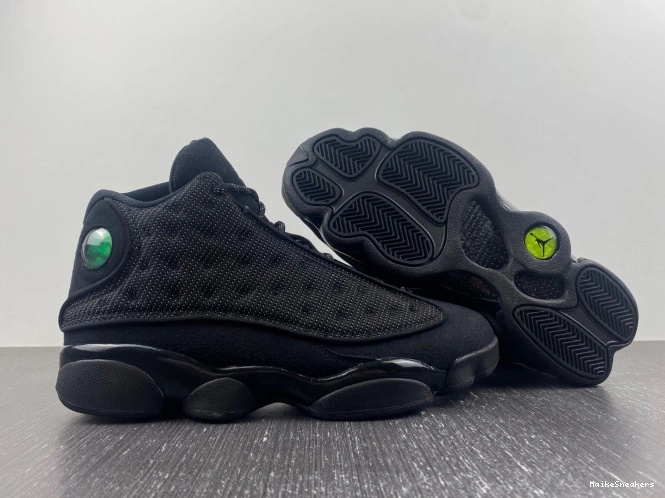 MaikeSneakers Jordan Air 414571-011 Black 13 Cat Retro 0712